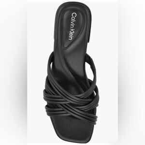 Calvin Klein Women’s New black Trivy slide sandal size 7.5